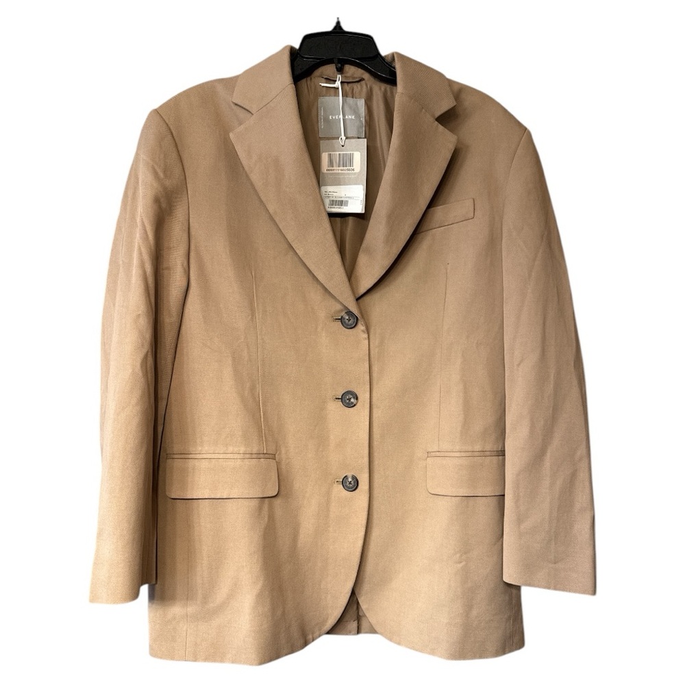 Everlane Women’s The 80s Blazer Ash Brown 6 NWT Oversized Minimalist Academia‎